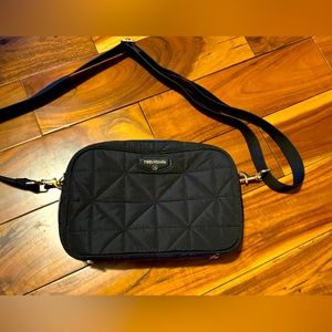 Black Quilted Kids Crossbody Bag